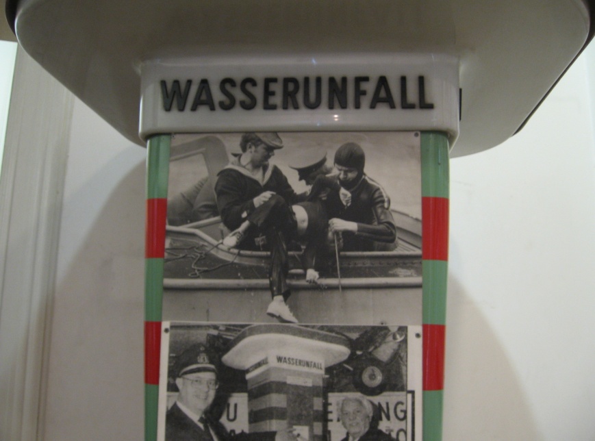 Figure 6: The Water Accident Reporter, Wall Museum at Checkpoint Charlie, Berlin (2009).